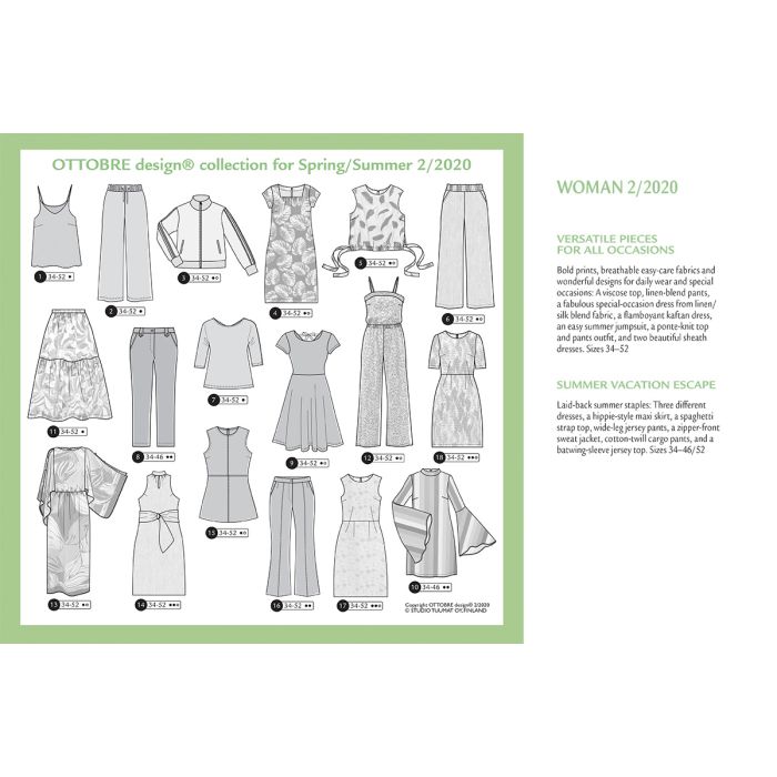 Ottobre design Woman Spring/Summer 2/2020||TavsSapnis