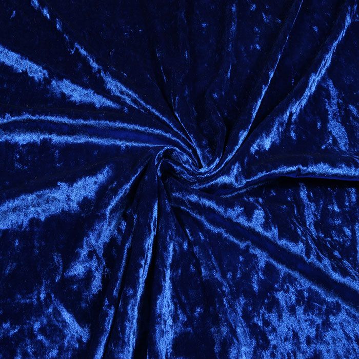 Burzīts samts Lux zils||TavsSapnis