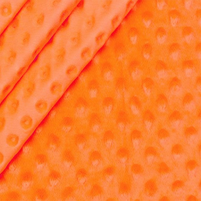 Minky audums neona oranža||TavsSapnis