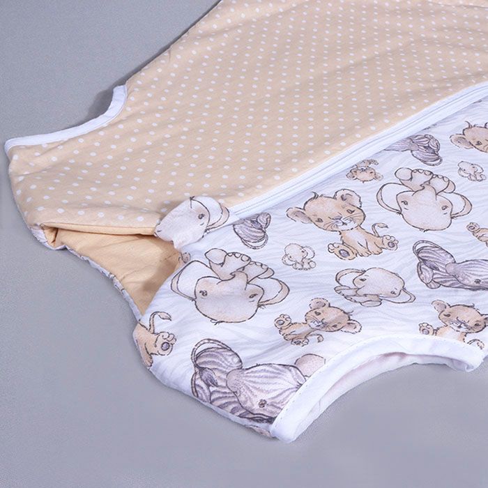 Silts  guļammaiss ar divpusēju rāvējslēdzēju Mini zoo, 90 cm||TavsSapnis