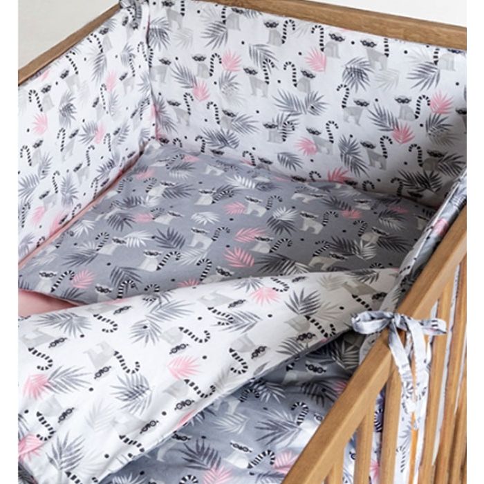 Divpusējs gultas veļas komplekts (3 daļas) Lemurs||TavsSapnis