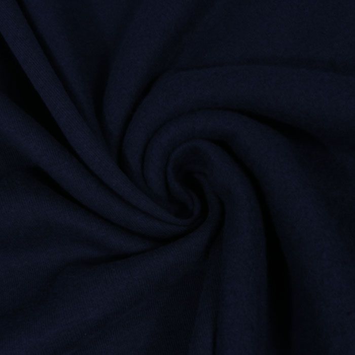 Trikotāža ar pūciņu tumši zils, 0.25x1.25m||TavsSapnis