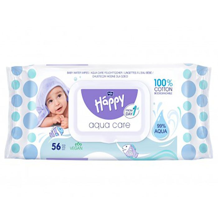 Mitrās salvetes Happy Aqua Care||TavsSapnis