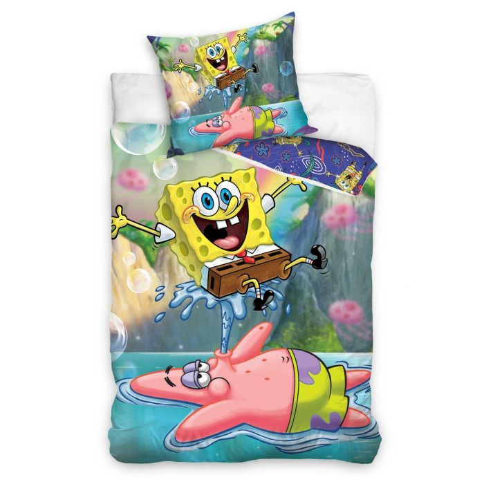 Divpusējas gultas veļas komplekts SpongeBob||TavsSapnis