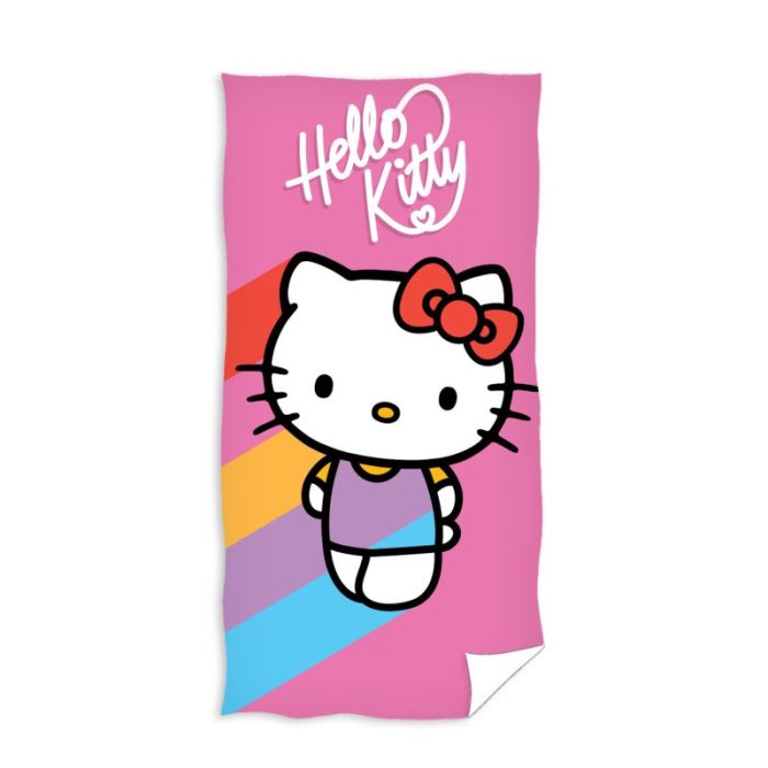 Dvieļu krāsas Hello Kitty, 70x140 cm||TavsSapnis