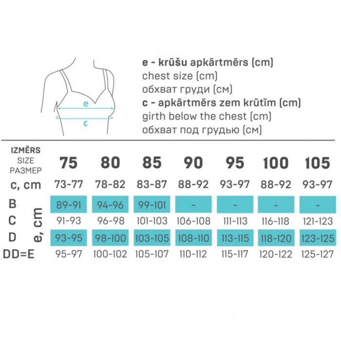 Krūšturis barojošām māmiņām Dina, melna , 105D||TavsSapnis