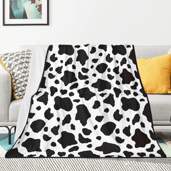 Plīša pleds Cow Print||TavsSapnis