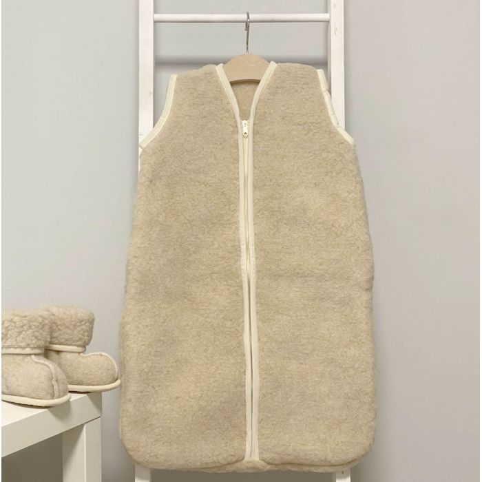 Merino vilnas guļammaiss ar rāvējslēdzēju Siltums, 76 cm||TavsSapnis
