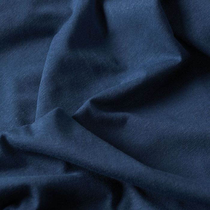 Trikotāžas palags ar gumiju Premium, tumši zils||TavsSapnis