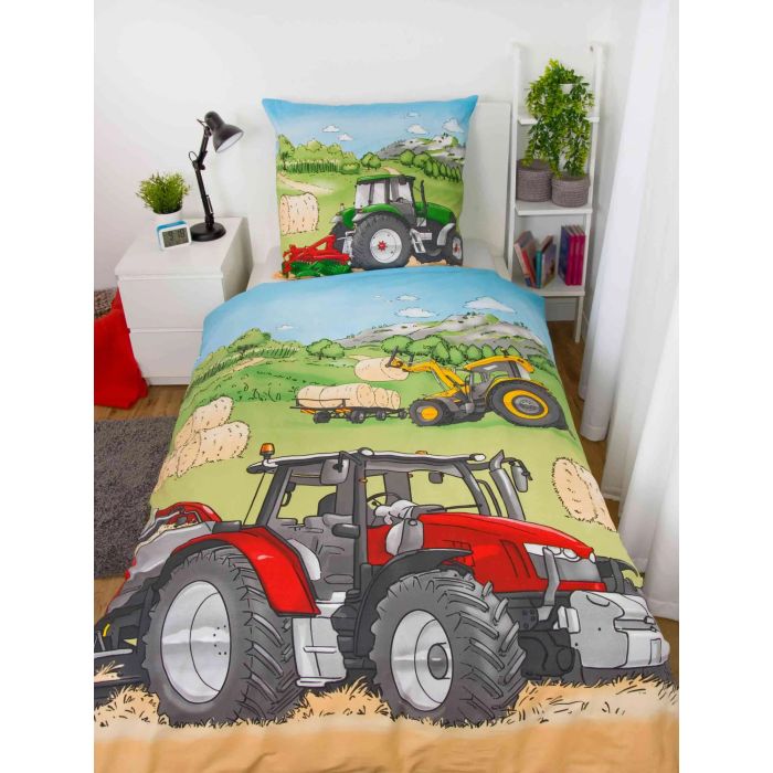 Gultas veļas komplekts Tractor, 140x200, 70x90 cm||TavsSapnis