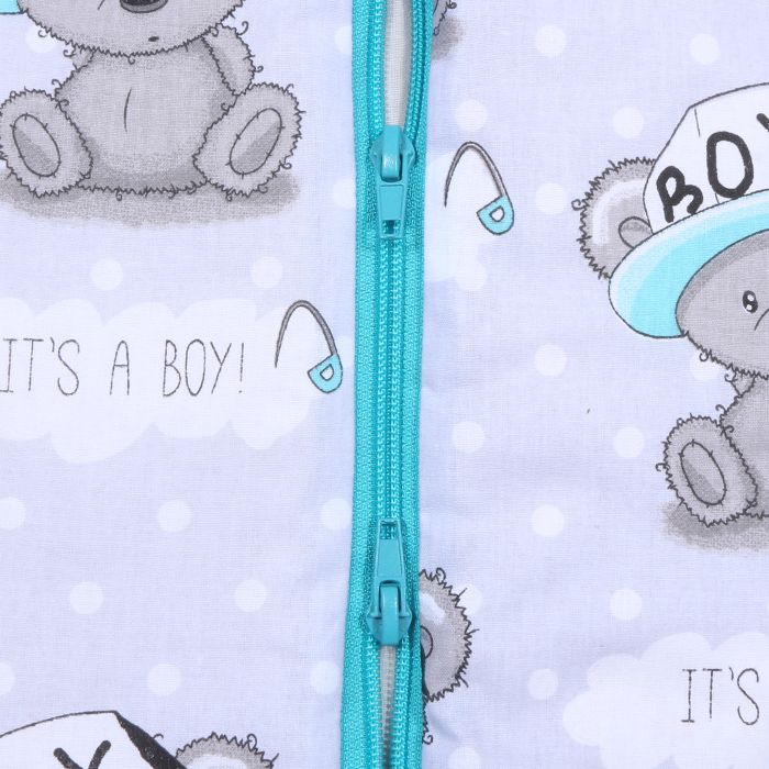 Silts guļammaiss ar divvirzienu rāvējslēdzēju It's a Boy!, 90 cm||TavsSapnis