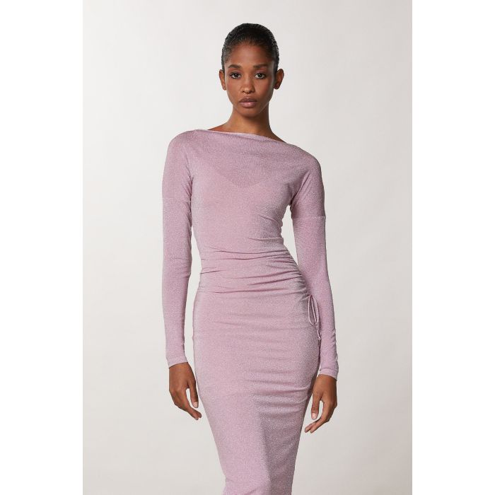 Spīdīgs kleitu trikotāža LUREX||TavsSapnis