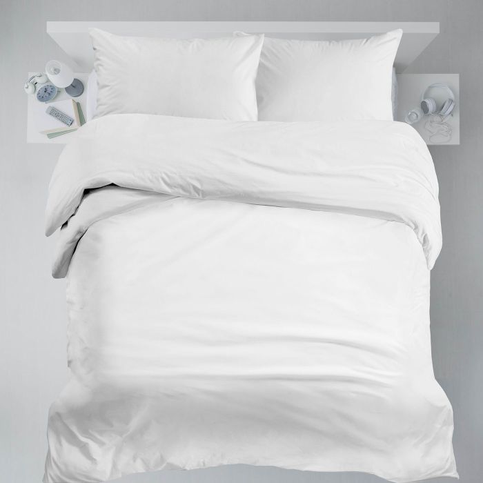 Satīna gultas veļas komplekts White||TavsSapnis