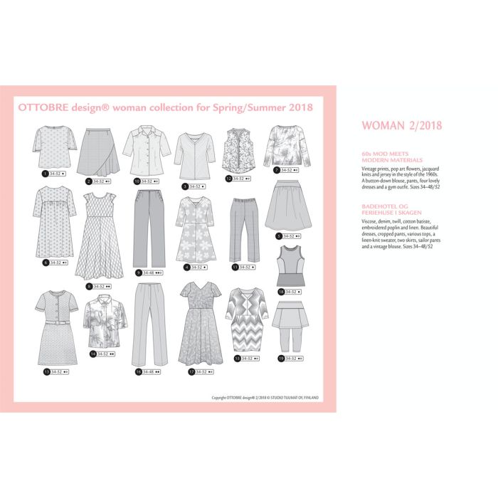 Ottobre design Woman Spring/Summer 2/2018||TavsSapnis