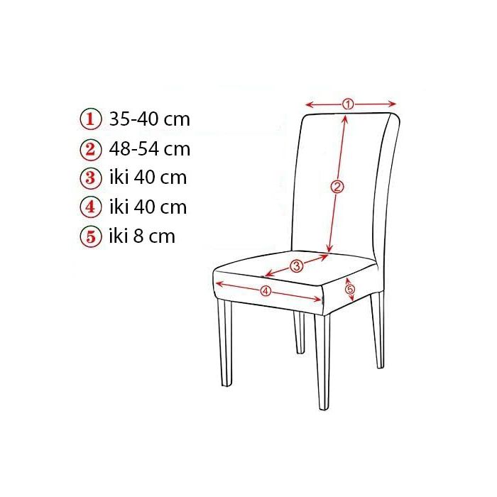 Krēslu pārvalki, 2 gab.||TavsSapnis