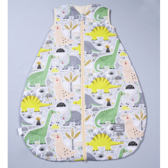 Guļammaiss ar divpusēju rāvējslēdzēju Dinozauri, 100 cm||TavsSapnis