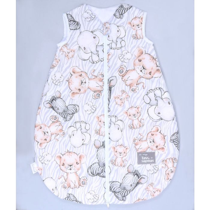 Guļammaiss ar divpusēju rāvējslēdzēju Mini zoo, 110 cm||TavsSapnis