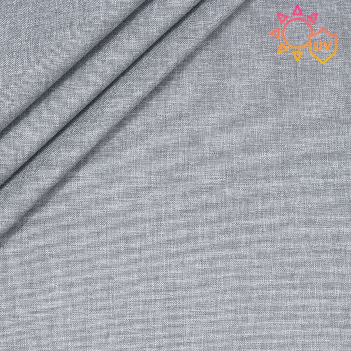 Šūts terases aizkars Linen Grey ar UV aizsardzību, ar sasienamo lenti||TavsSapnis