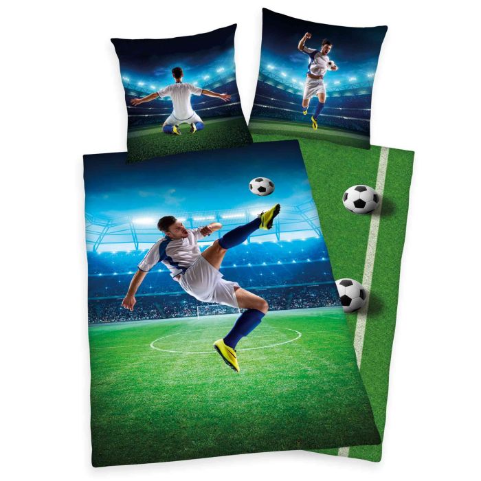 Gultas veļas komplekts Football, 135x200, 80x80 cm||TavsSapnis