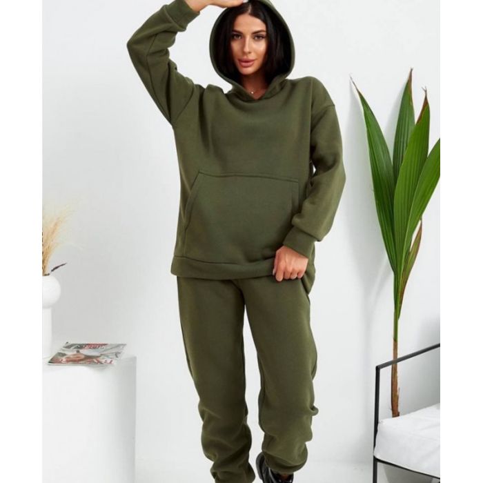 Trikotāža ar pūciņu haki||TavsSapnis