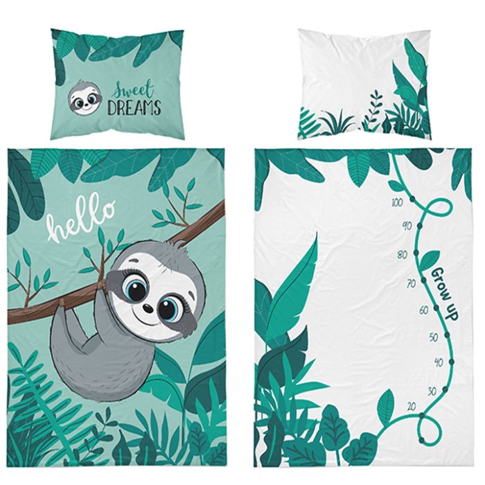 Divpusēja bambusa gultasveļa Sweet Dreams, 90x120, 40x60 cm||TavsSapnis