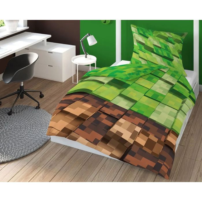 Gultas veļas komplekts Minecraft, 140x200, 70x80 cm||TavsSapnis