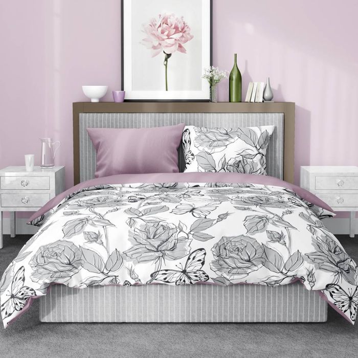 Elegant Satin Collection gultas veļas komplekts, 160x200, 70x80 cm||TavsSapnis