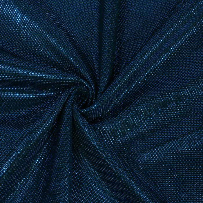 Spīdīgs krāšņs audums Lurex Blue Moonlight, 0.45x1.25m||TavsSapnis