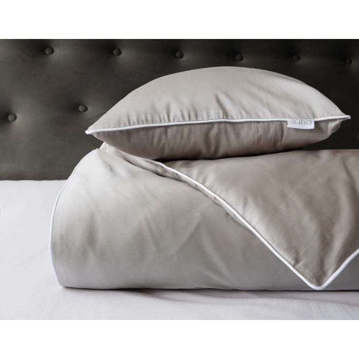 Pure Collection mako satīna gultasveļa Beige, 200x220, 70x80 cm||TavsSapnis