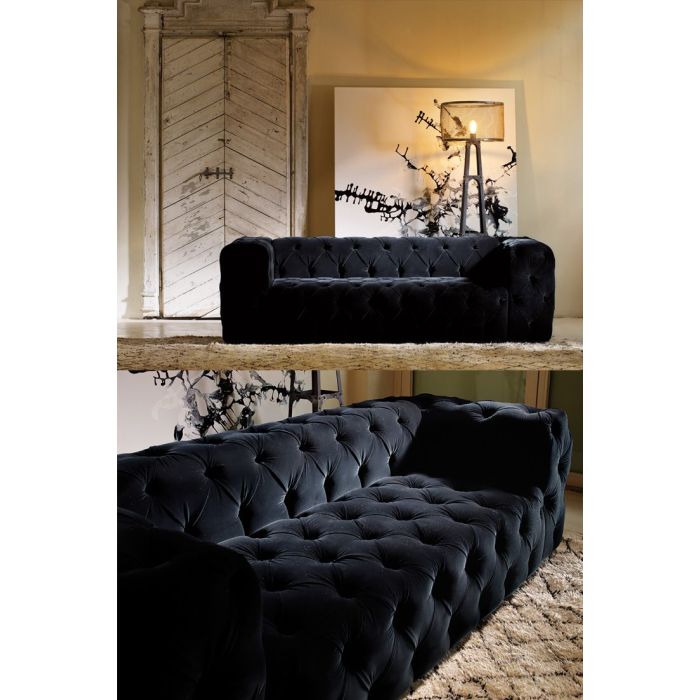 Velūra gobelēns Tiffany Black,atlikums 1.00x1.40m||TavsSapnis