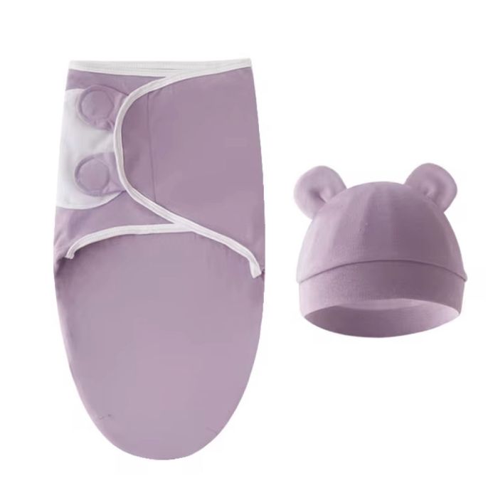 Trikotažas autiņbiksīšu kokons ar cepuri Lilly, 48 cm||TavsSapnis