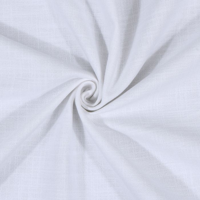 Lina audums ar viskozi un elastānu, piena balts, 0.45x1.35m||TavsSapnis