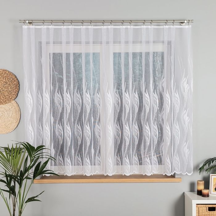 Mērāmi žakarda aizkari Puķe, augstums 160 cm||TavsSapnis