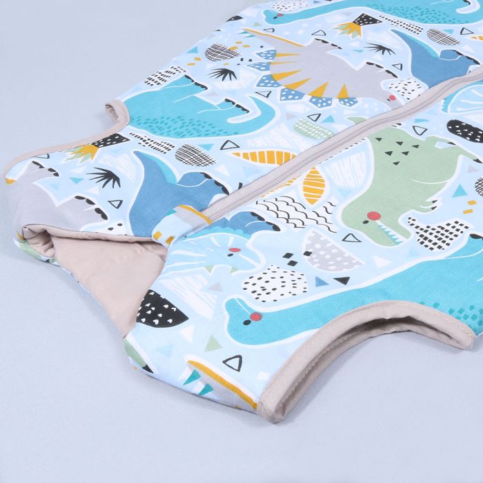 Guļammaiss ar divpusēju rāvējs Dino, 80 cm||TavsSapnis