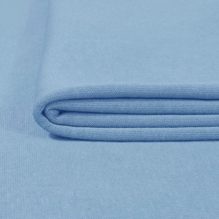 Trīskāršā frotē trikotāža, gaiši zils, 0.80x0.75m||TavsSapnis