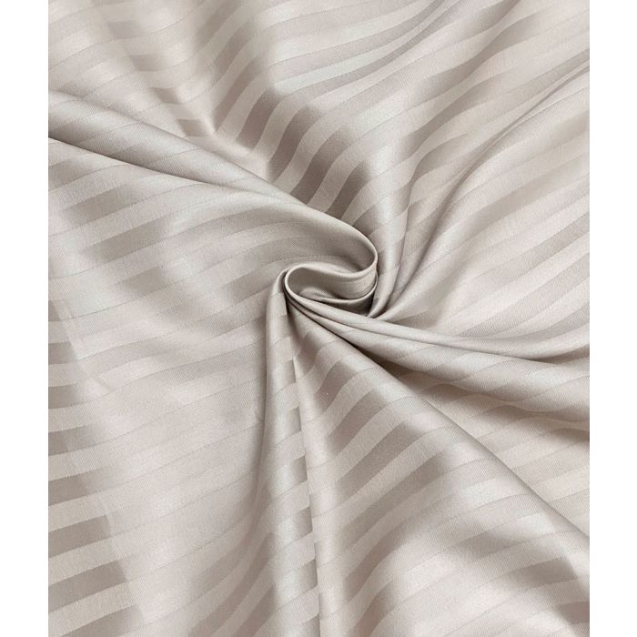 Svītrains satīna gultasveļas komplekts Beige, 100x135, 40x60 cm||TavsSapnis