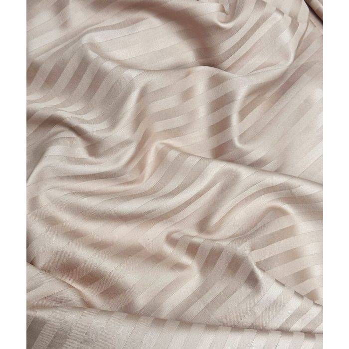Šūts Pure Collection damaskas kokvilnas gultas veļa Taupe, 220x240 cm||TavsSapnis