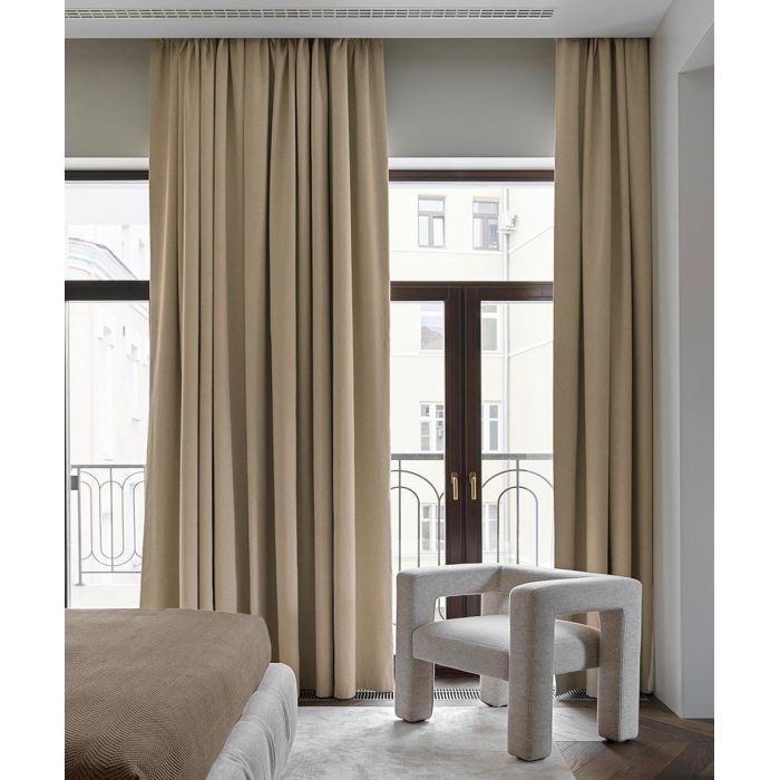 Mērāmi nakts aizkari  Super Soft Chenille Dimout, augstums 275 cm||TavsSapnis