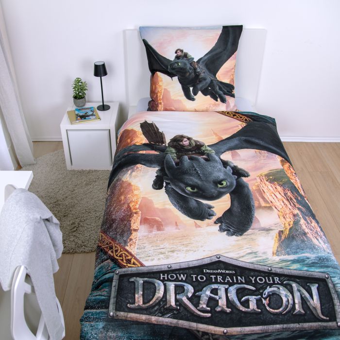 Gultasveļas komplekts Dragons, 135x200, 80x80 cm||TavsSapnis