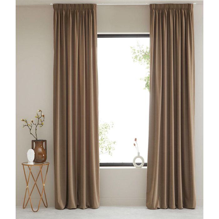 Mērāms velūra aizkars Brownish, gab. 0.35x2.45m||TavsSapnis