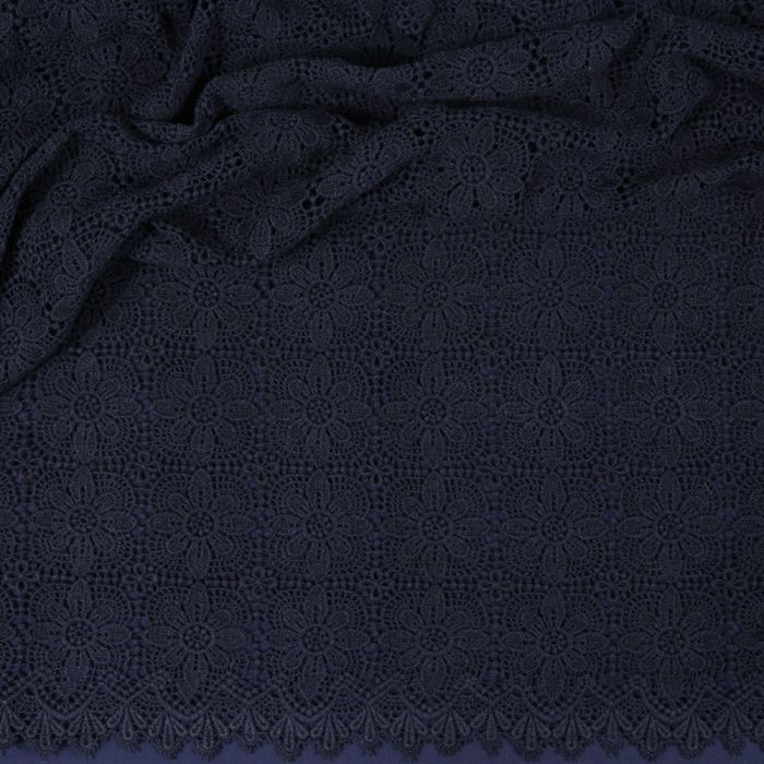 Kokvilna gipūrs Navy, likutis 0.45x1.05m||TavsSapnis