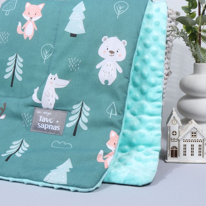Maigi minky pleds Forest, 70x100 cm||TavsSapnis