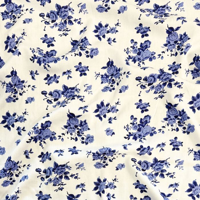 Plāns viskozes audums kleitai Greece Summer, 0.45x1.40m||TavsSapnis