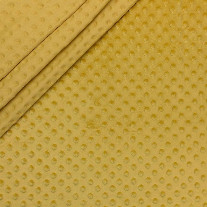 Minky audums tumši dzeltens, 0.85x1.65m||TavsSapnis