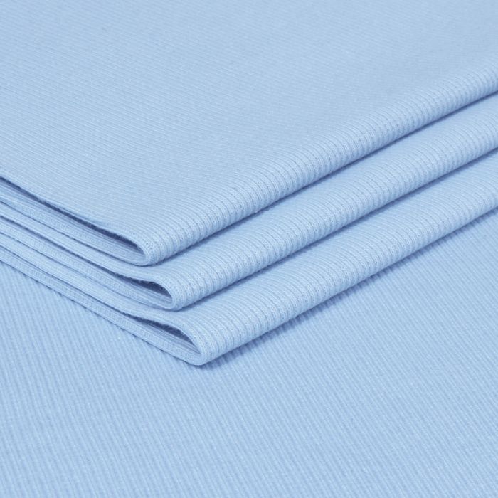 Rib trikotāža gaiši zils, 0.25x0.40m||TavsSapnis