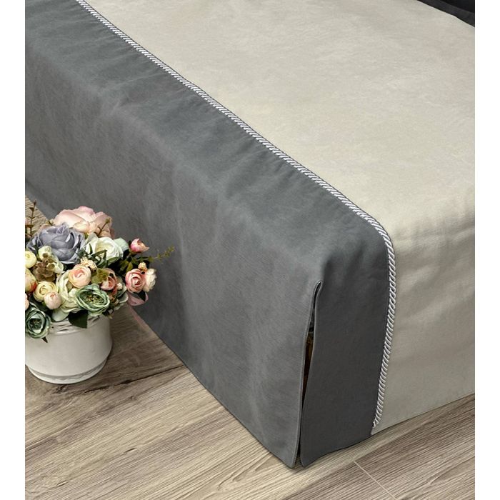 Roku darbs gultas pārklājs Luxury, 180x200 cm matracim, ar spilvendrānām||TavsSapnis