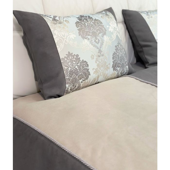 Roku darbs gultas pārklājs Luxury, 180x200 cm matracim, ar spilvendrānām||TavsSapnis