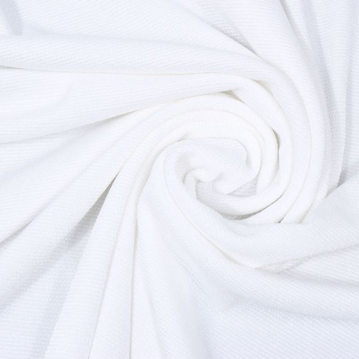 Lieliska sintētiskā trikotāža White, 0.45x1m||TavsSapnis