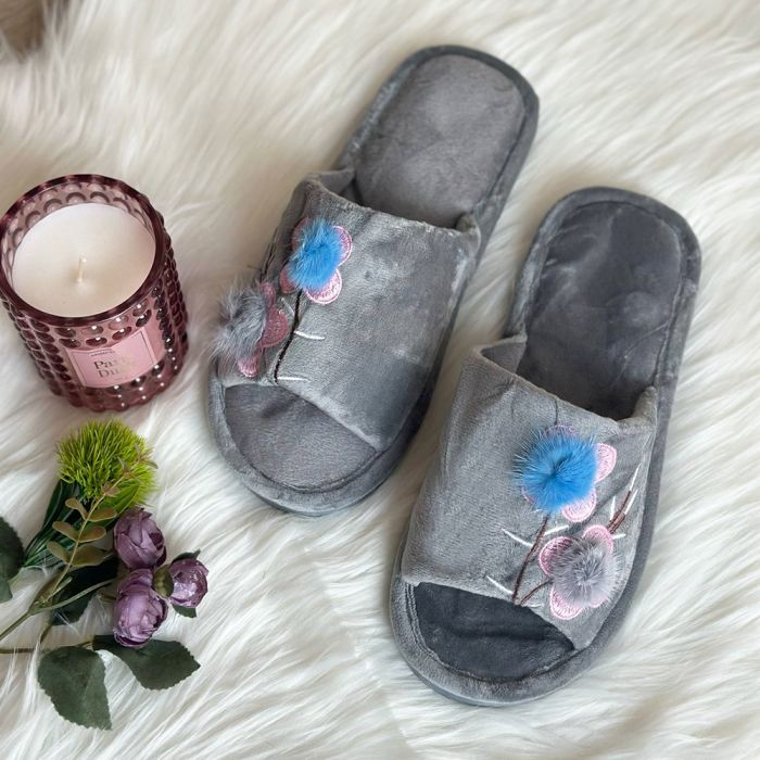 Sieviešu čības Grey, 38/39 izmērs ||TavsSapnis