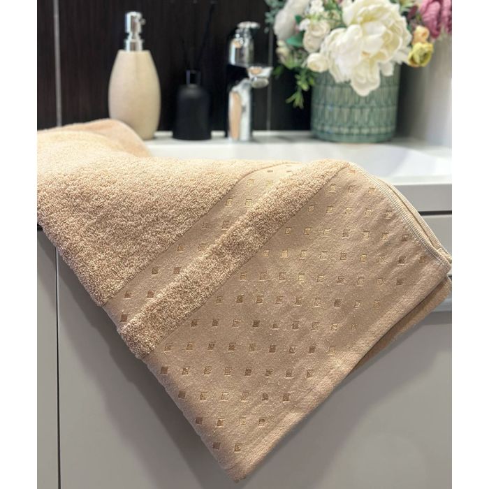 Kokvilnas dvielis Tesco Cream, 65x135 cm||TavsSapnis